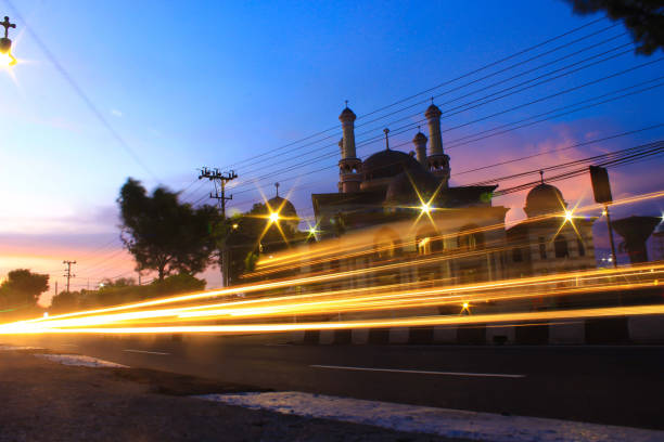 istock Motion Speed Light in asia City 1421588849