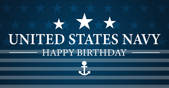 US Navy Birthday Background