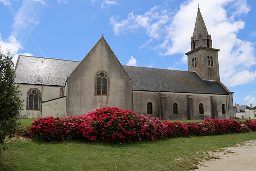 The church of Saint Pierre Saint Paul in Bangor, Belle Ile en Mer in Brittany