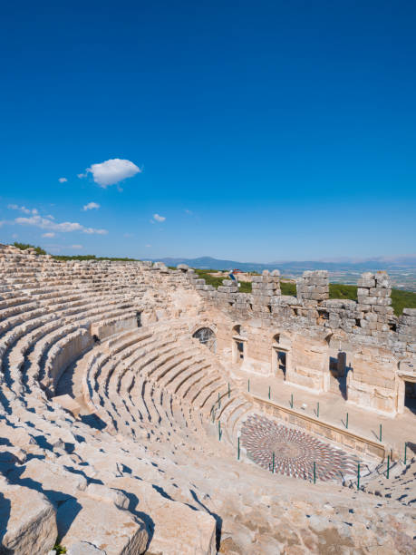 kibyra antica città, burdur. turchia - greek mythology goddess mosaic greek culture foto e immagini stock