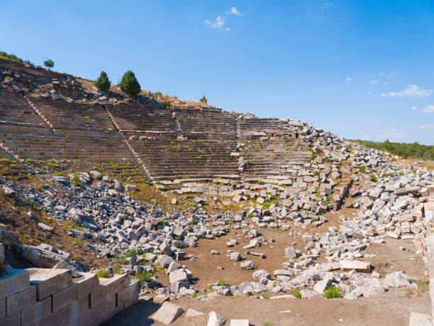 kibyra antigua ciudad, burdur. turquía - mosaic ancient greek culture greek mythology fotografías e imágenes de stock