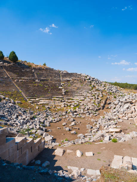 kibyra antica città, burdur. turchia - greek mythology goddess mosaic greek culture foto e immagini stock