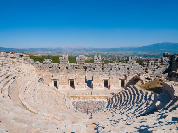 kibyra antigua ciudad, burdur. turquía - mosaic ancient greek culture greek mythology fotografías e imágenes de stock