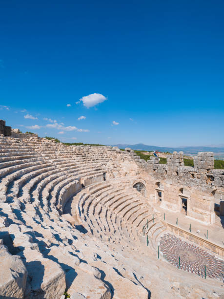 kibyra antica città, burdur. turchia - greek mythology goddess mosaic greek culture foto e immagini stock