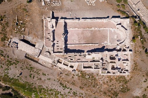 Roman ruins of Perge in Antalya, Turkey.