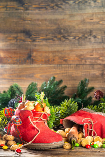 istock Sinterklaas Christmas holiday background 1421609715