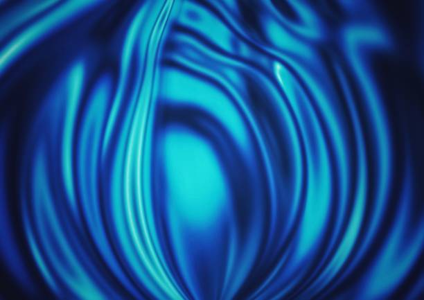 istock 3D illustration with abstract blue waves swirling 1421618256