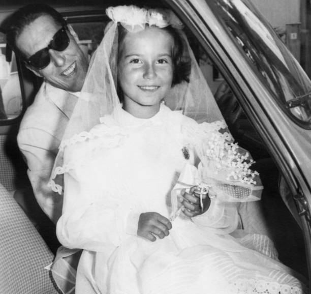 istock Girl at First Communion, 1958. 1421620033