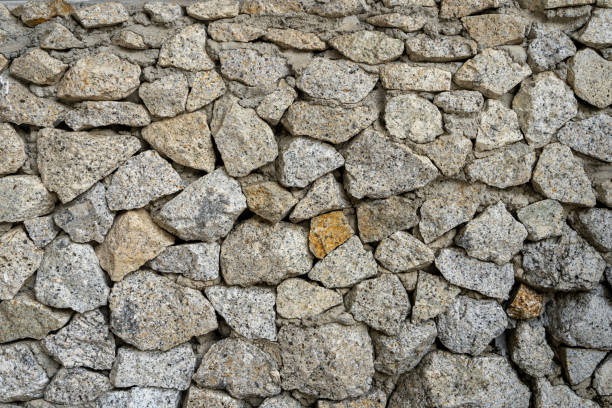 istock The Wall texture background is made of layered stones. 1421621078