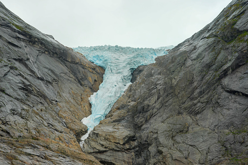Briksdal Glacier in Norway.
