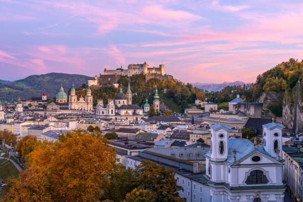 istock Salzburg in Autumn 1421622820
