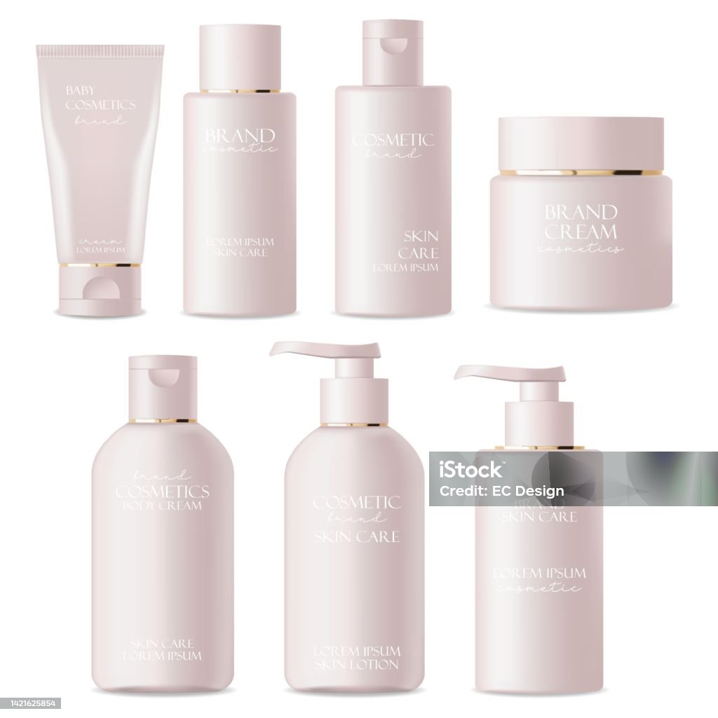 Basic Cosmetics Package Basic Rgb Stock Illustration - Download Image Now - Aromatherapy ...