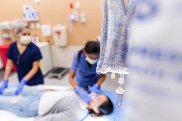 istock Medical staff examining patient 1421626421