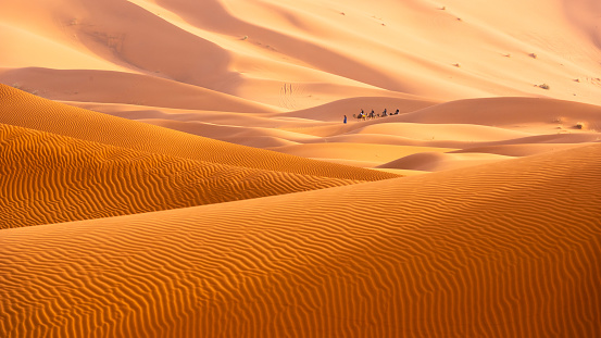Beautifull Sahara desert at Morrocco