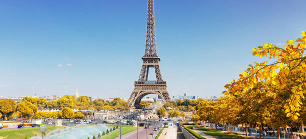 istock Eiffel Tower and Paris cityscape 1421630508