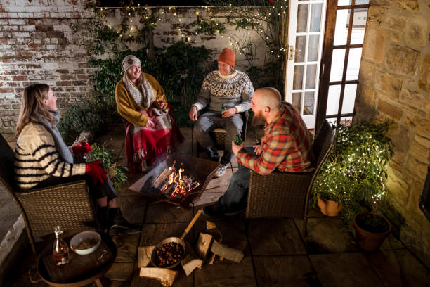 istock Around The Fire With Friends 1421631689