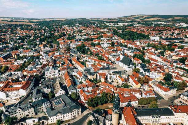 istock Aerial view of Weimar, Thuringia, Germany 1421631849
