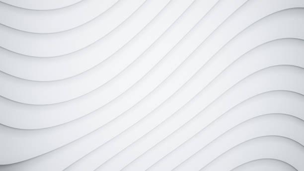 istock Clean white curve for Abstract gray shadows, white textures. Abstract structure shapes for wallpaper. 3D Rendering 1421634021