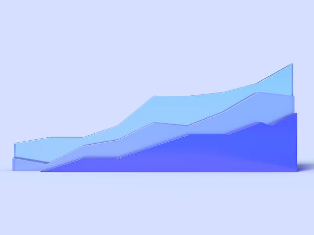 istock 3D graph chart with a colorful separated section on a light background. Illustration for sustainable business, ecological development, or big data. visualization of information. 1421638522