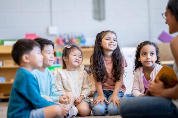 istock Montessori Classroom Story Time 1421644849