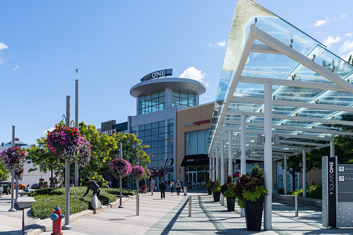 Mississauga, Ontario, Canada - July 25 2021 : Square One Shopping Centre.