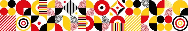 Vector illustration of German independence day german unity day german republic day tag der deutschen einheit. German language  banner design