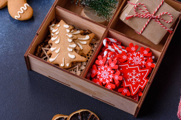 istock Delicious gingerbread cookies with honey, ginger and cinnamon 1421654853