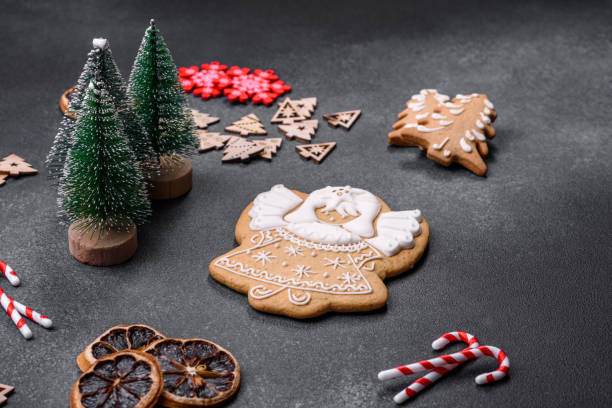 istock Delicious gingerbread cookies with honey, ginger and cinnamon 1421654948