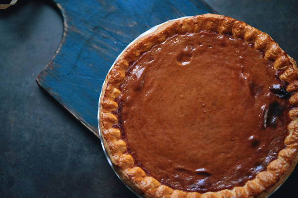 istock Homemade Pumpkin Pie for the Holidays 1421667141