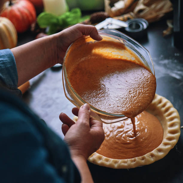 istock Preparing Pumpkin Pie for the Holidays 1421667851