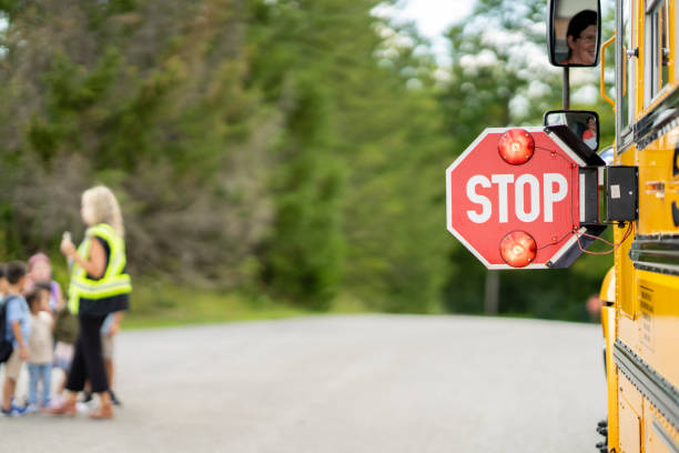 istock Boarding the School Bus 1421671341