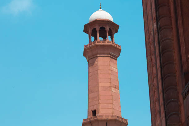 Badshahi Mosque Lahore Pakistan Architectural Details stock photo