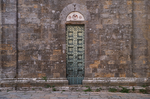Old door in Volterra - Tuscany