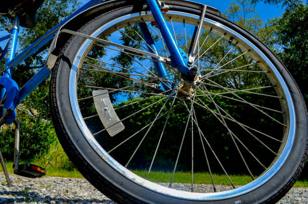 istock Blue Bike Blue Sky 1421681635