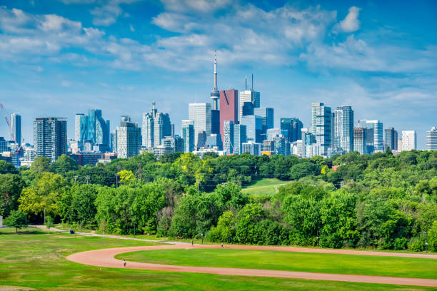 istock Toronto Downtown Skyline Park Canada 1421693159
