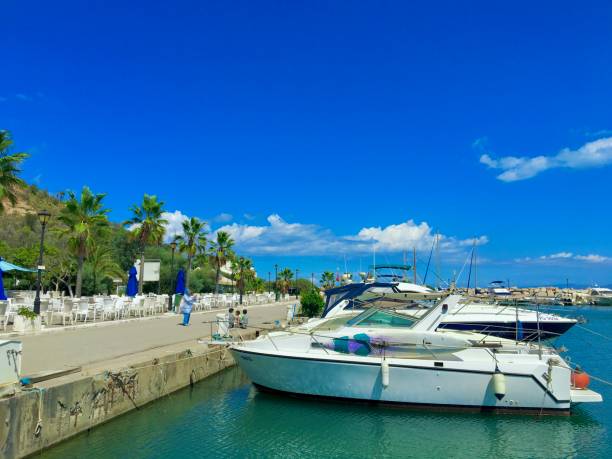 istock yacht in the port 1421702948