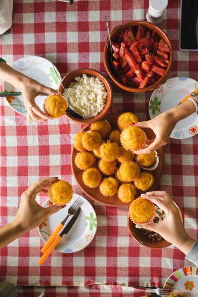 istock corn pone muffins fresh baked organic vegan food 1421734320