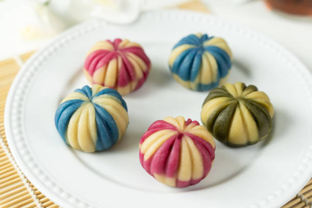 istock Japanese traditional confectionery cake wagashi 1421742677