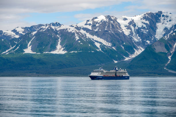 Glacier Bay National Park is uniquely visited mainly by travellers on a ship rather than by car.