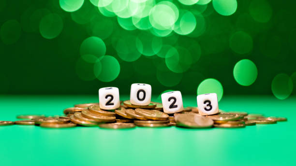 istock Number 2023 on heap of coins 1421752777