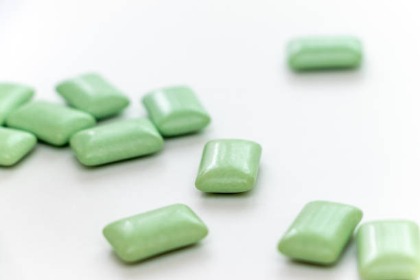 istock Granular gum in a white cylindrical container 1421753297