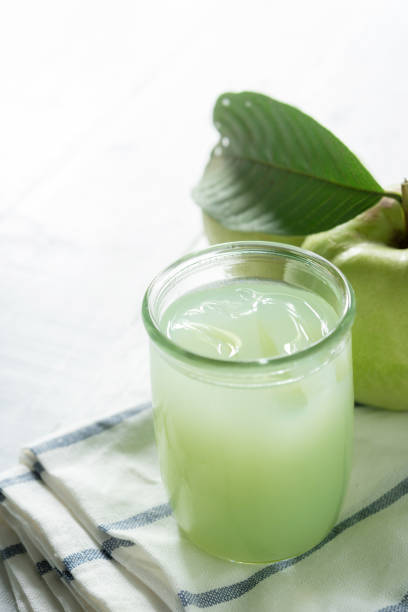 istock Guava juice and fresh Guava 1421756601