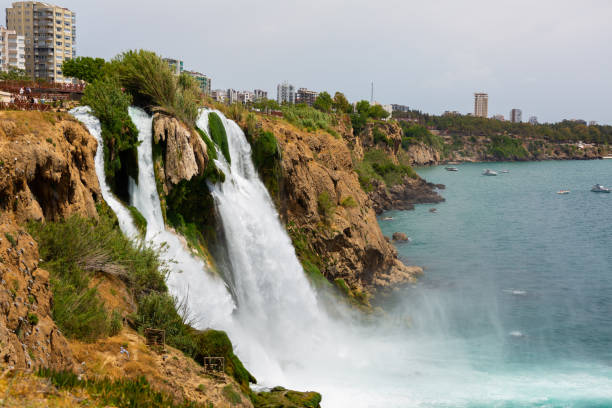 istock Lower Duden waterfall in Antalya, Turkey in beautiful summer day 1421764702
