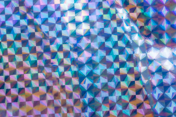 istock Holographic rainbow foil iridescent texture abstract hologram background 1421772041