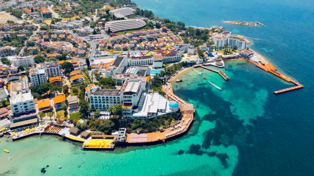 istock Kusadasi Aegean Turkey aerial view 1421772310
