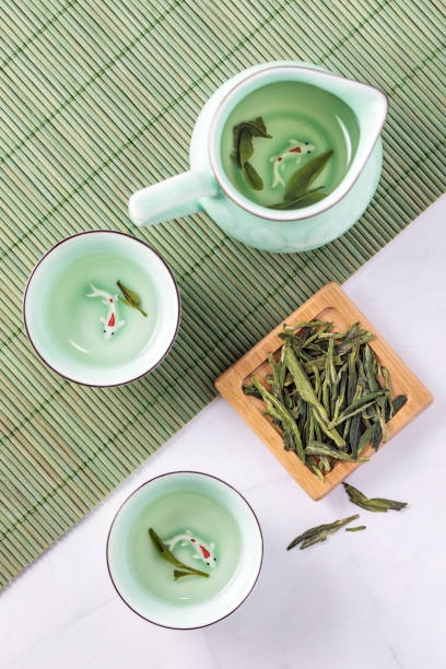 Longjing Tea with Tea Set