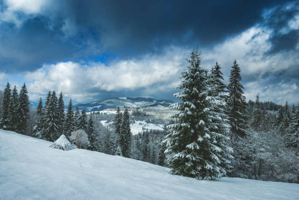 istock Christmas time in Carpathians 1421801415
