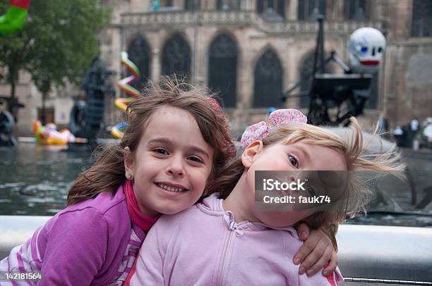 Happy To Be In Paris Stock Photo - Download Image Now - Capital Cities, Child, Cute