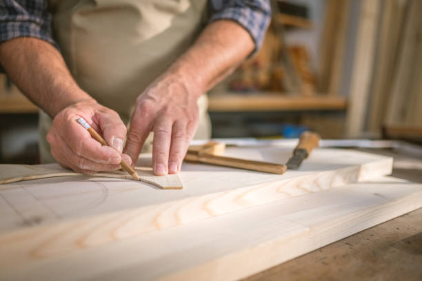 istock Mature man taking perfect measurement 1421818990
