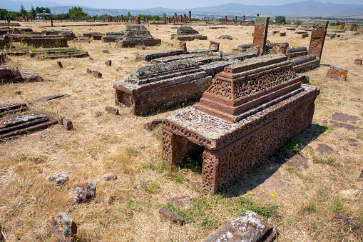 Tombstones of Seljuks in Ahlat, Türkiye